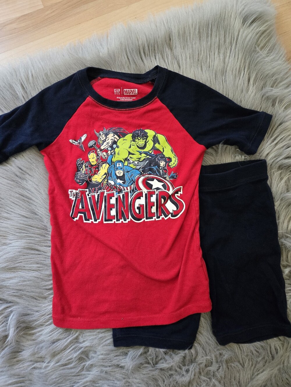 Marvel Gap Kids Slim Fit Shorts Pajama Set